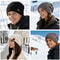 Unisex Fur-Lined Winter Beanie Hat Warm and Stylish Knitted Cap for Men and Women