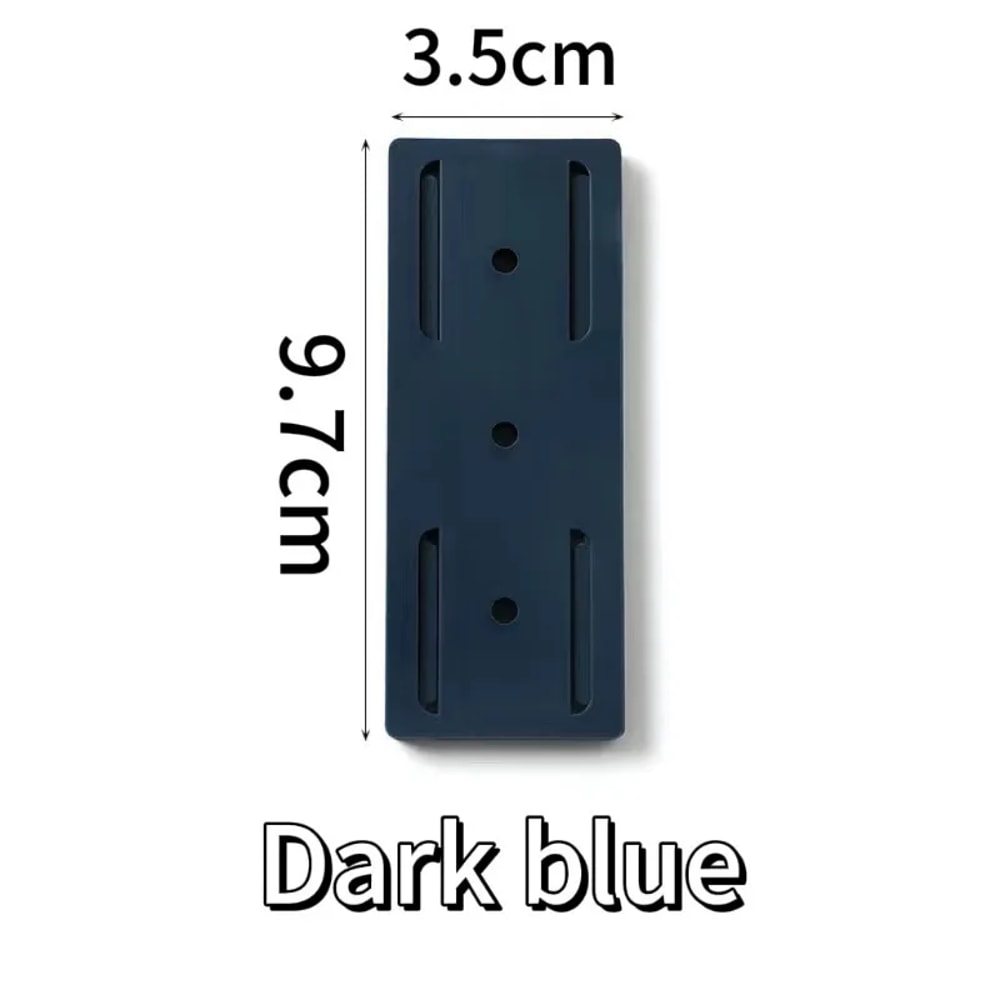 Wall-Mount Power Strip Holder Self-Adhesive Cable Organizer for Extension Leads, Plugs, and Wires