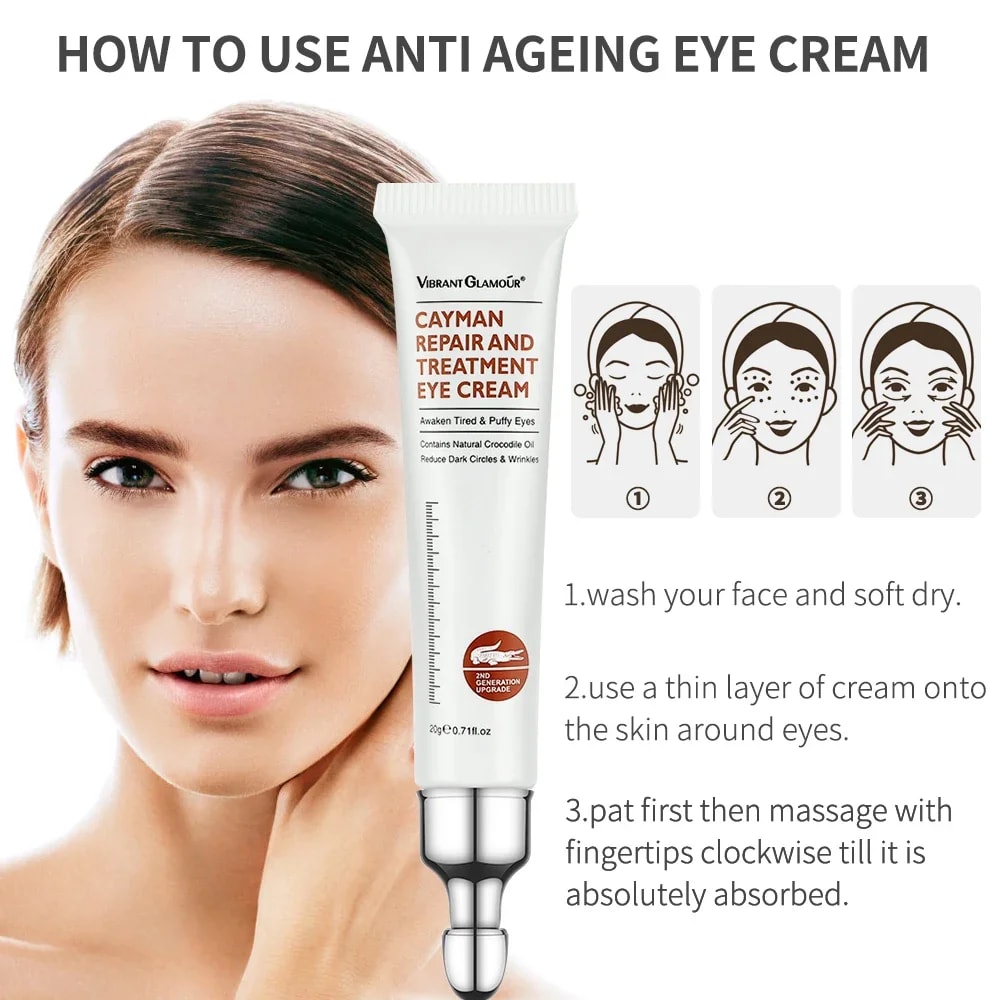 Peptide Collagen Eye Cream For Wrinkles Dark Circles Puffiness AntiAging Eye Care 3