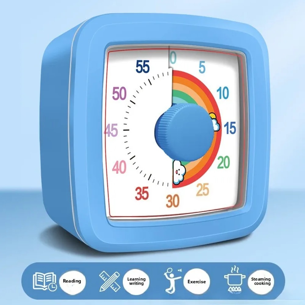 Pomodoro Timer For Kids Visual Digital Countdown Clock For Studying Kitchen And Time Management 6
