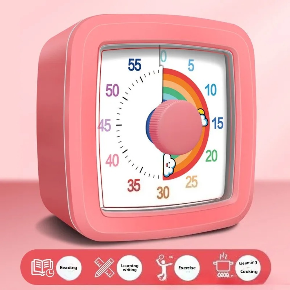 Pomodoro Timer For Kids Visual Digital Countdown Clock For Studying Kitchen And Time Management 7