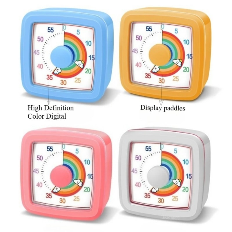 Pomodoro Timer For Kids Visual Digital Countdown Clock For Studying Kitchen And Time Management 5