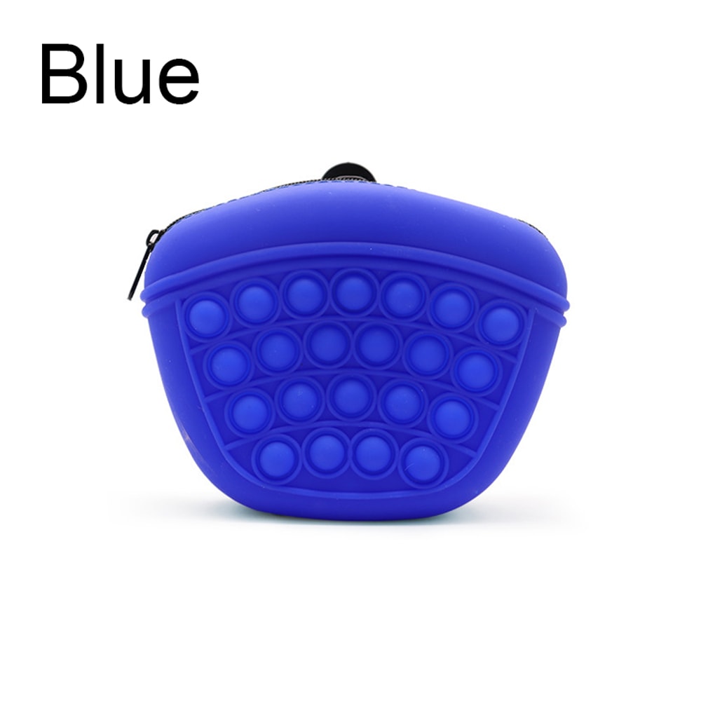 Portable Dog Training Bag Silicone Waist Pack for Snacks Food Storage