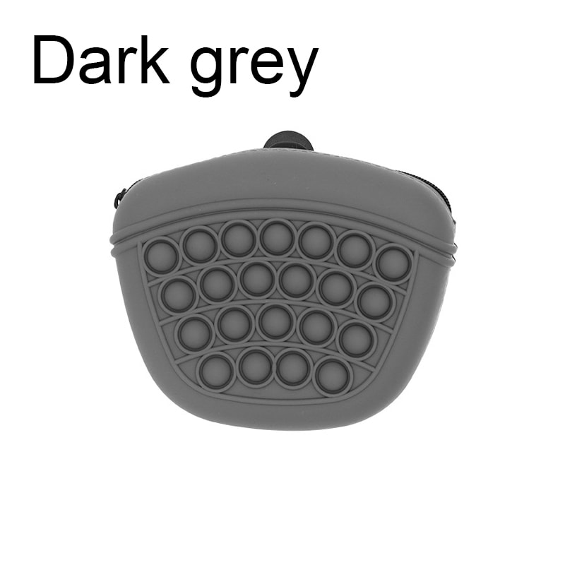 Portable Dog Training Bag Silicone Waist Pack for Snacks Food Storage