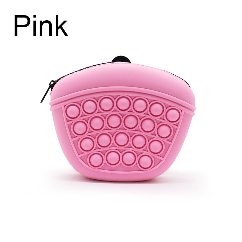 Portable Dog Training Bag Silicone Waist Pack for Snacks Food Storage