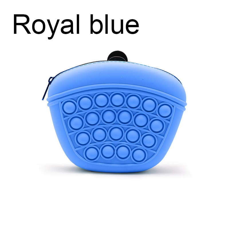 Portable Dog Training Bag Silicone Waist Pack for Snacks Food Storage