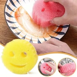 multipurpose dishwashing sponge and cleaning brush for home, car kitchen