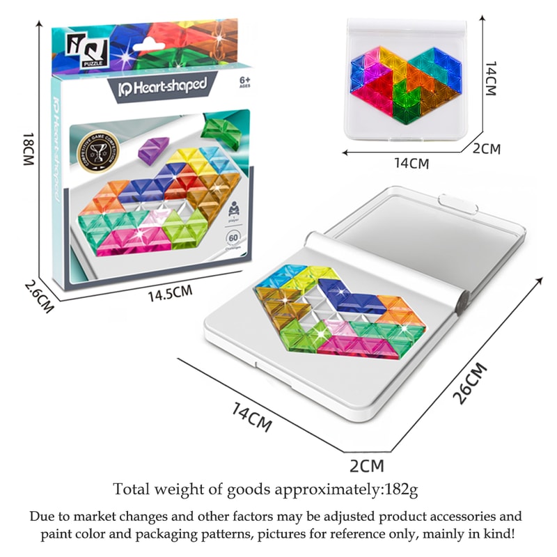 Educational Board Game for Kids Logical Thinking Training Geometric Shape Puzzle Interactive Battle Game