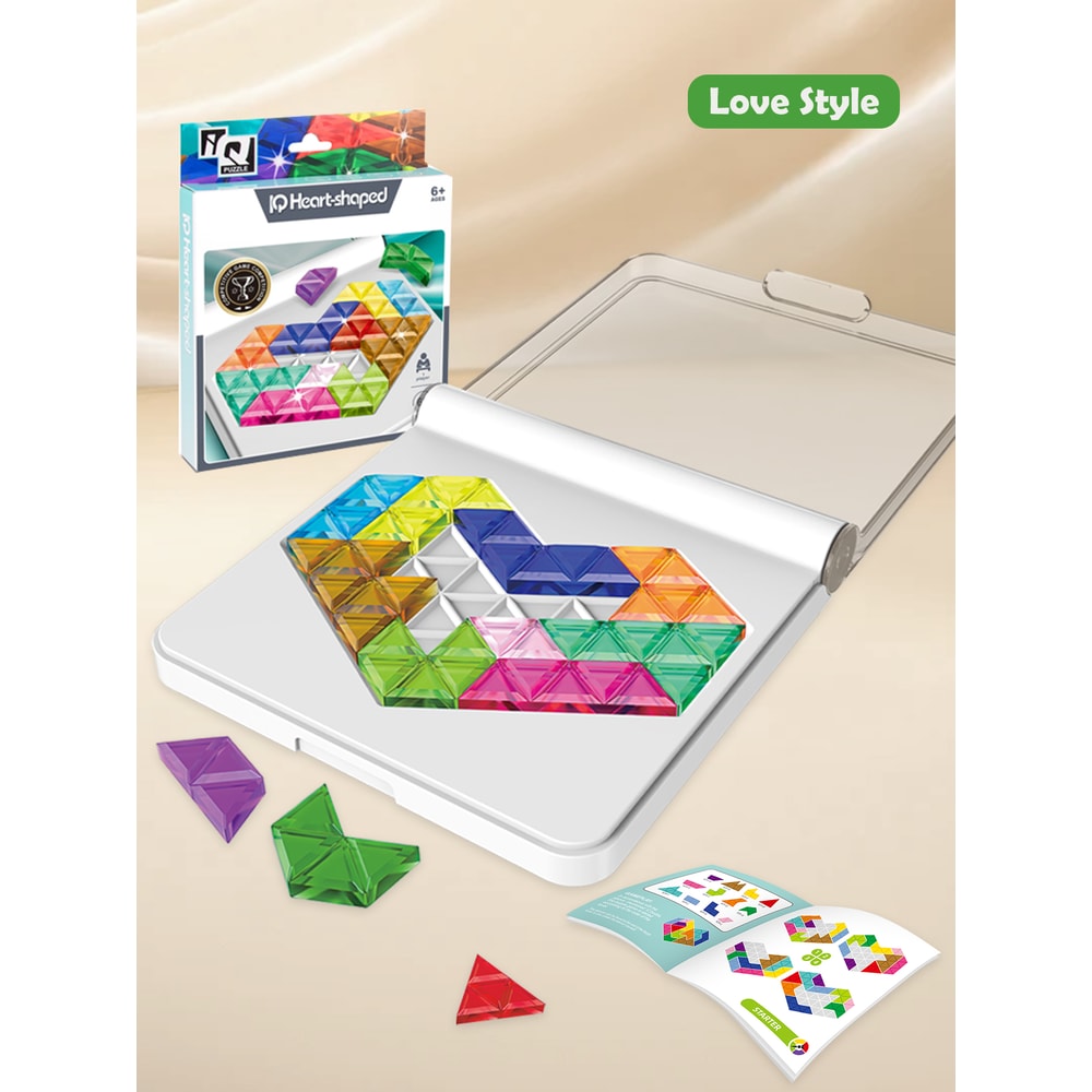 Educational Board Game for Kids Logical Thinking Training Geometric Shape Puzzle Interactive Battle Game