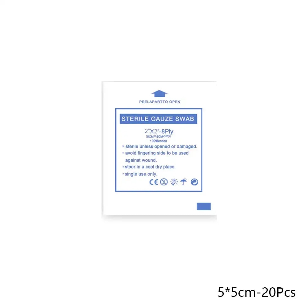 Sterile Gauze Pads Waterproof Wound Dressing Individually Wrapped First Aid Care 6