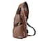 UrbanCharge Mens Chest Bag USB Charging Crossbody Sling Bag in PU Leather