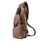 UrbanCharge Mens Chest Bag USB Charging Crossbody Sling Bag in PU Leather