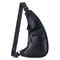 Genuine Leather Sling Bag for Men Retro Crossbody Chest Travel Backpack