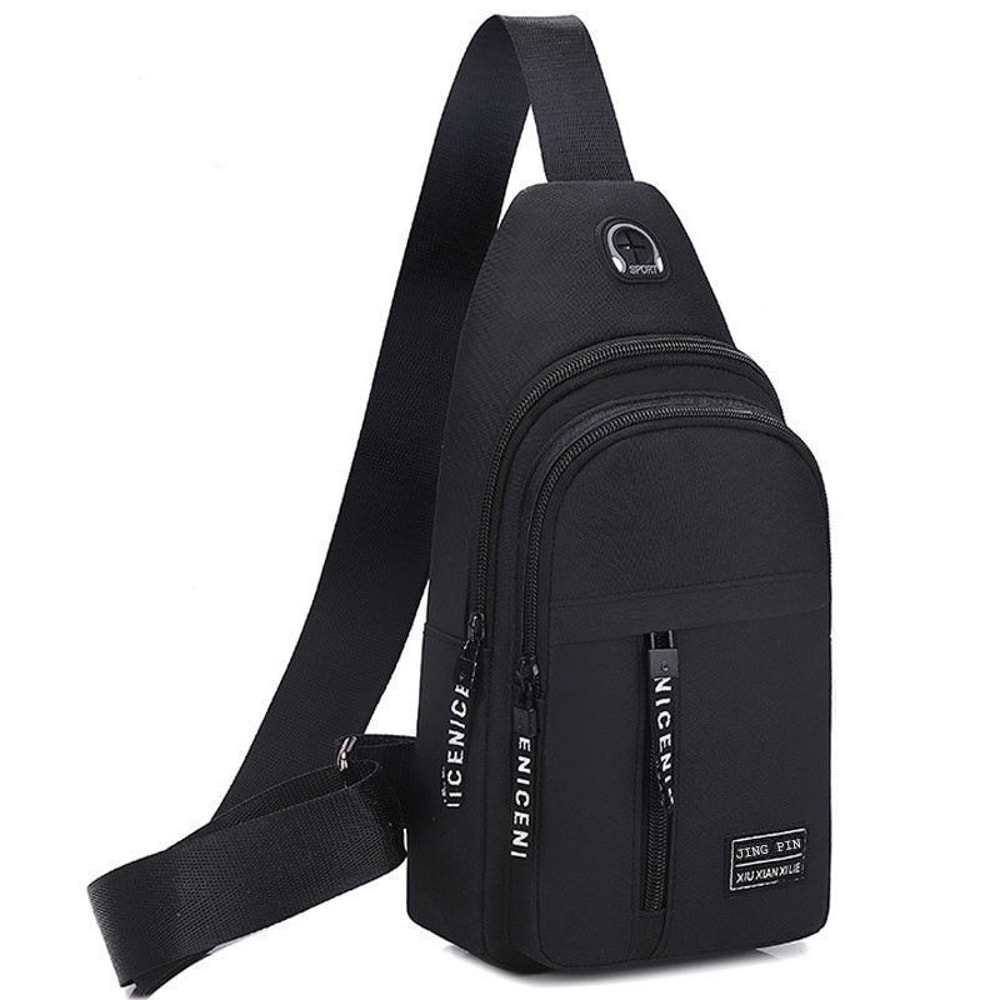 Mens Multifunctional Crossbody Shoulder Bag for Travel Daily Use