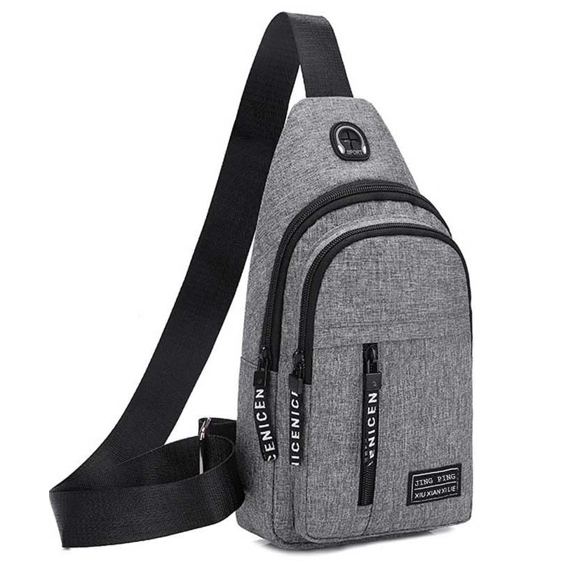 Mens Multifunctional Crossbody Shoulder Bag for Travel Daily Use