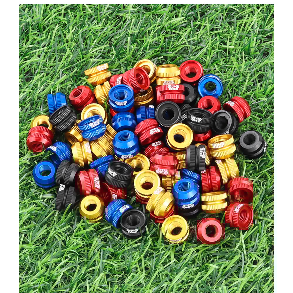 Premium Tubeless Bike Valve Nut Ultralight Presta Cap For MTB Road Bikes 3