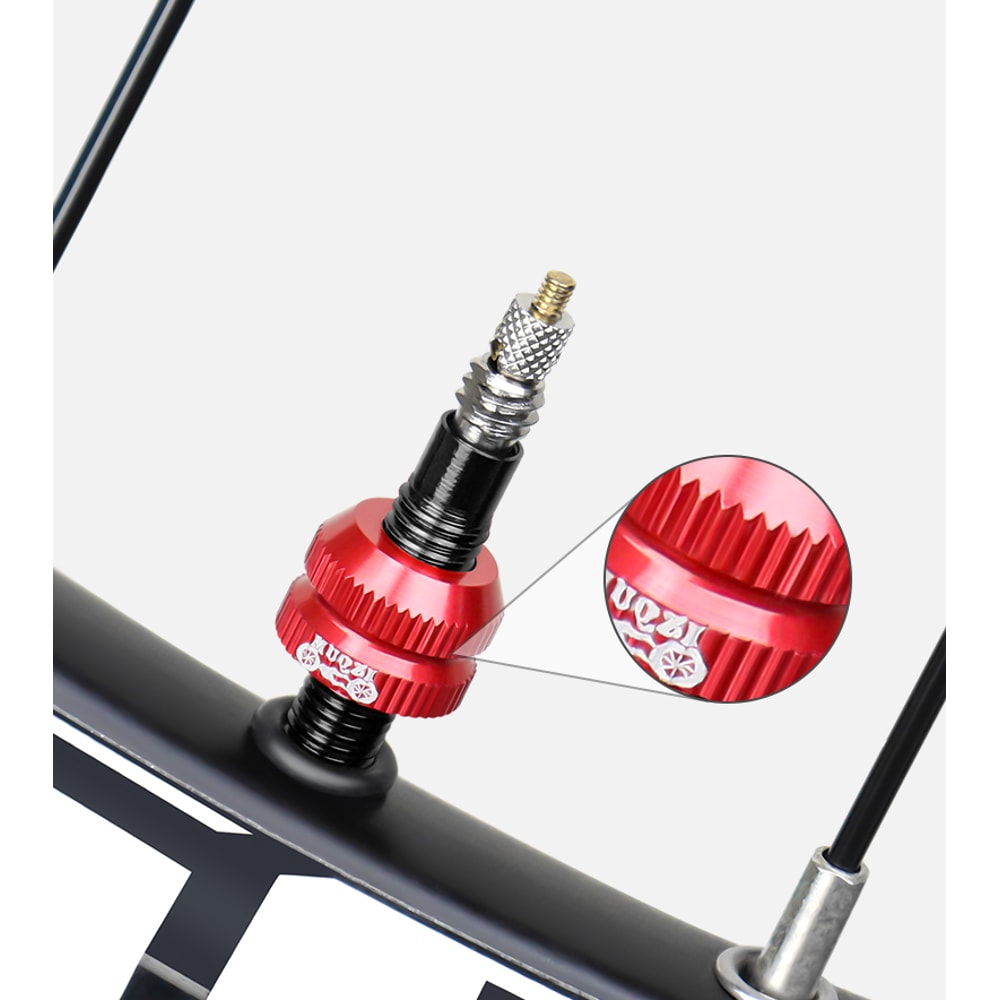 Premium Tubeless Bike Valve Nut Ultralight Presta Cap For MTB Road Bikes 5
