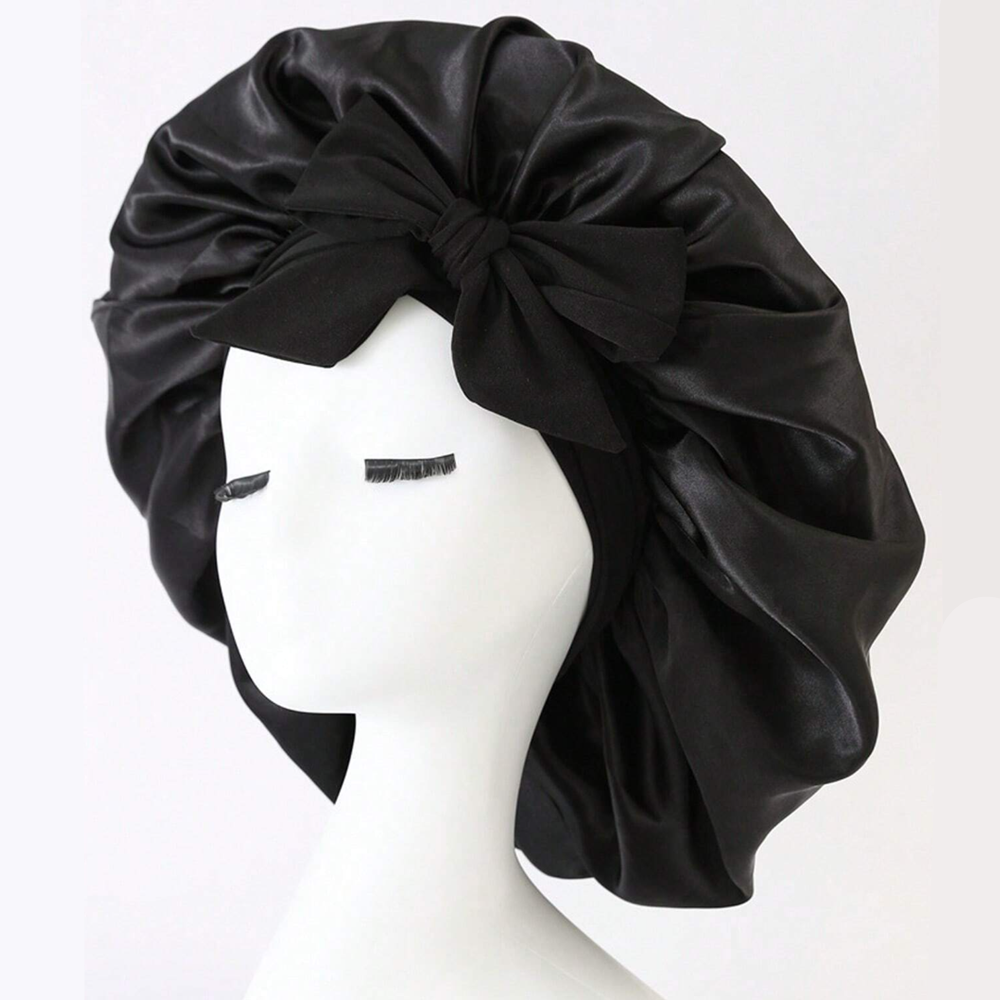 Adjustable Satin Sleep Hair Bonnet Premium Satin Hair Protection Cap 1