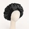 Adjustable Satin Sleep Hair Bonnet Premium Satin Hair Protection Cap 12