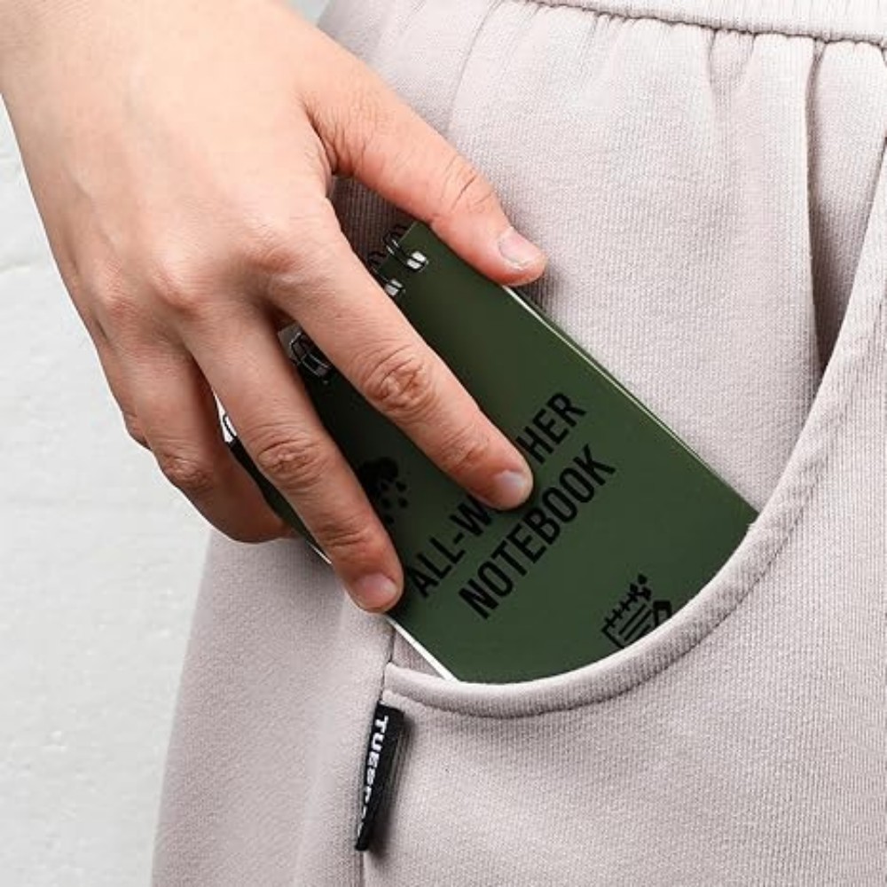 Tactical Waterproof Notebook Mini Pocket All Weather Field Notepad Rainproof Outdoor Writing Pad
