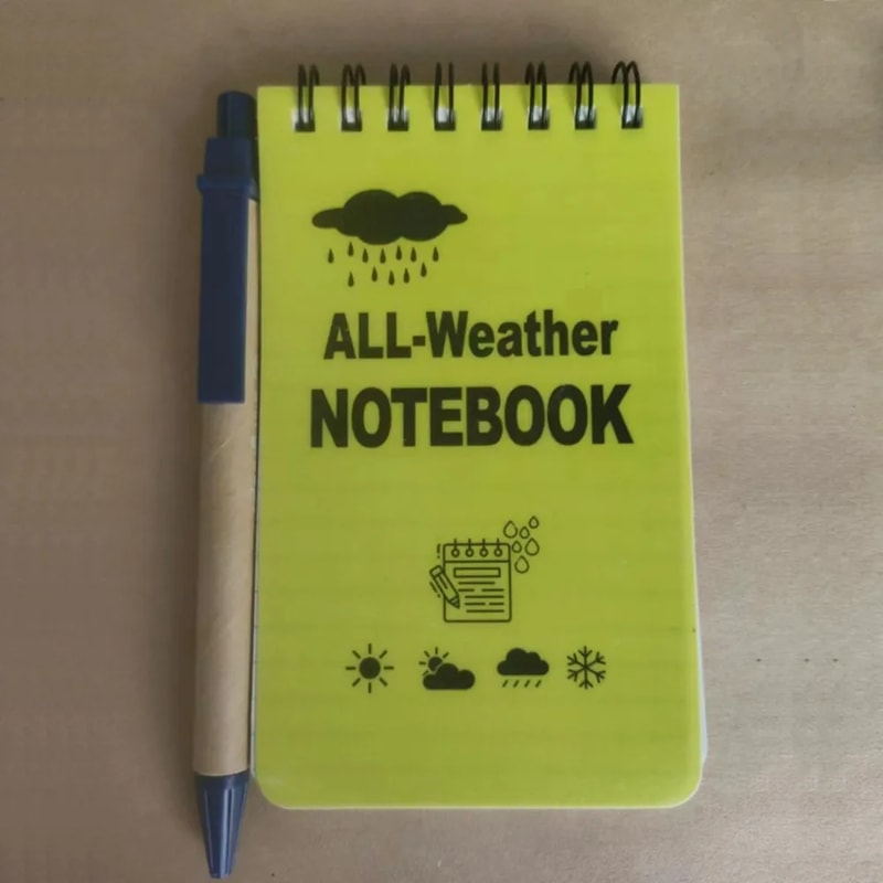 Tactical Waterproof Notebook Mini Pocket All Weather Field Notepad Rainproof Outdoor Writing Pad