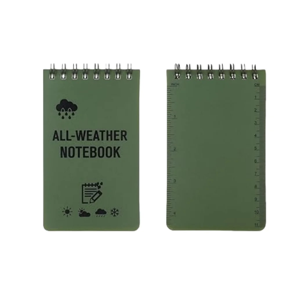Tactical Waterproof Notebook Mini Pocket All Weather Field Notepad Rainproof Outdoor Writing Pad