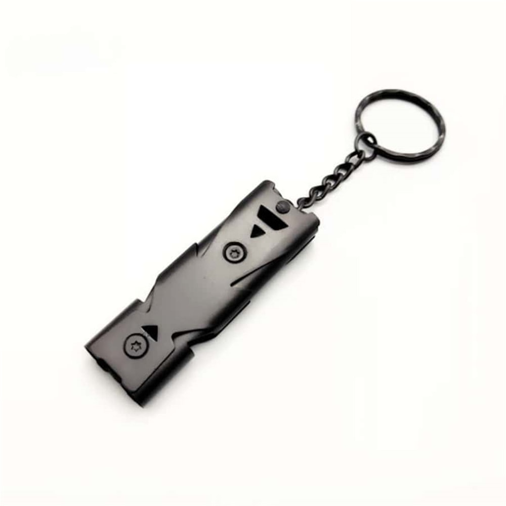 High Decibel Survival Emergency Whistle Keychain Outdoor Safety Tool 4