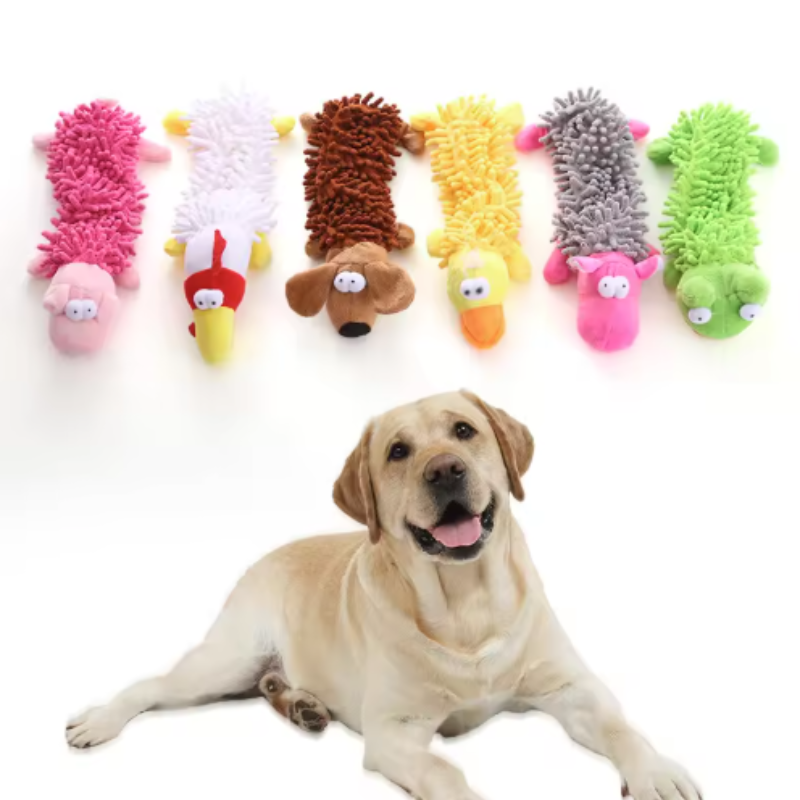 Soft Plush Squeaky Dog Toy for Small Dogs Durable Puppy Chew Toy