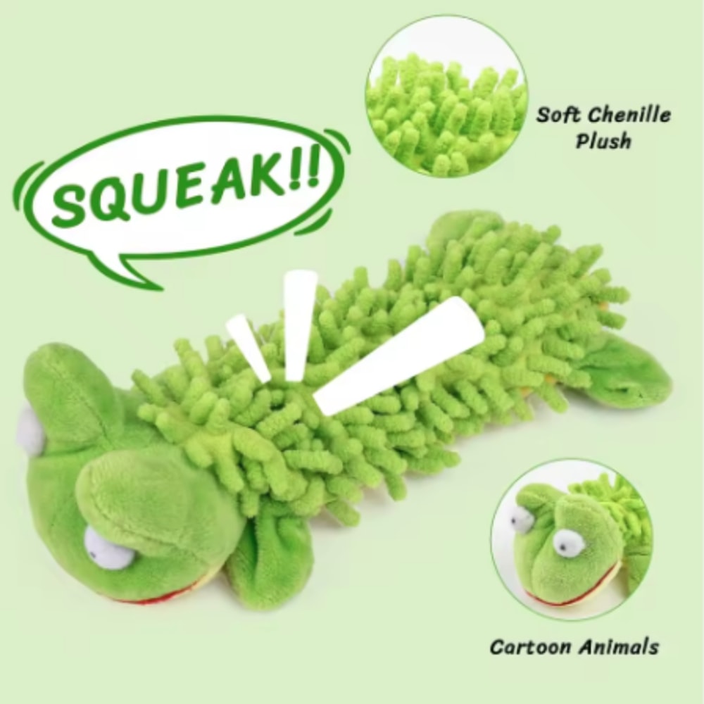 Soft Plush Squeaky Dog Toy for Small Dogs Durable Puppy Chew Toy
