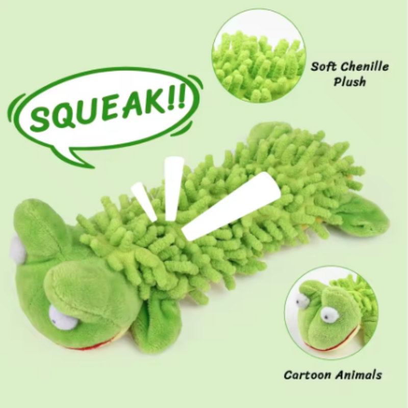 Soft Plush Squeaky Dog Toy for Small Dogs Durable Puppy Chew Toy