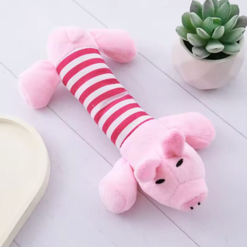 Soft Plush Squeaky Dog Toy for Small Dogs Durable Puppy Chew Toy