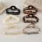 Tortoiseshell Large Hair Claw Clip Stylish Hollow Out Strong Hold Hair Clip for Women