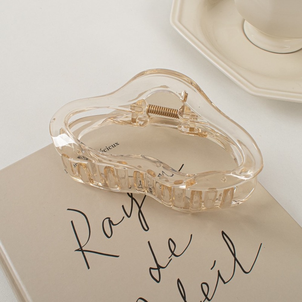 Tortoiseshell Large Hair Claw Clip Stylish Hollow Out Strong Hold Hair Clip for Women