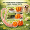 Interactive Dog Tug Toy with Rubber Ball Durable Rope Training Toy for Small Medium Dogs