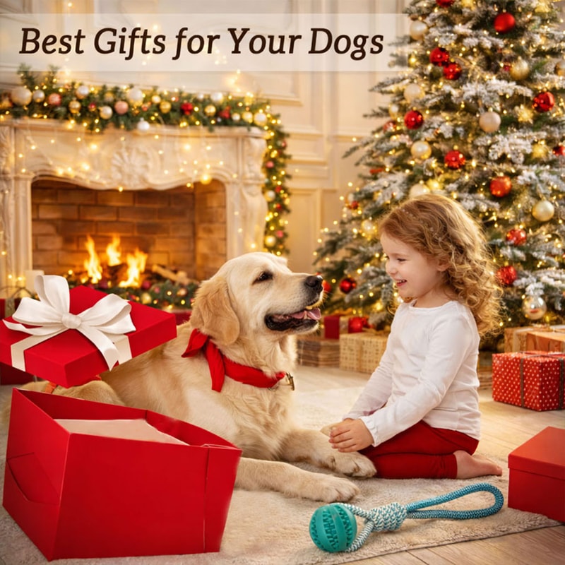 Interactive Dog Tug Toy with Rubber Ball Durable Rope Training Toy for Small Medium Dogs