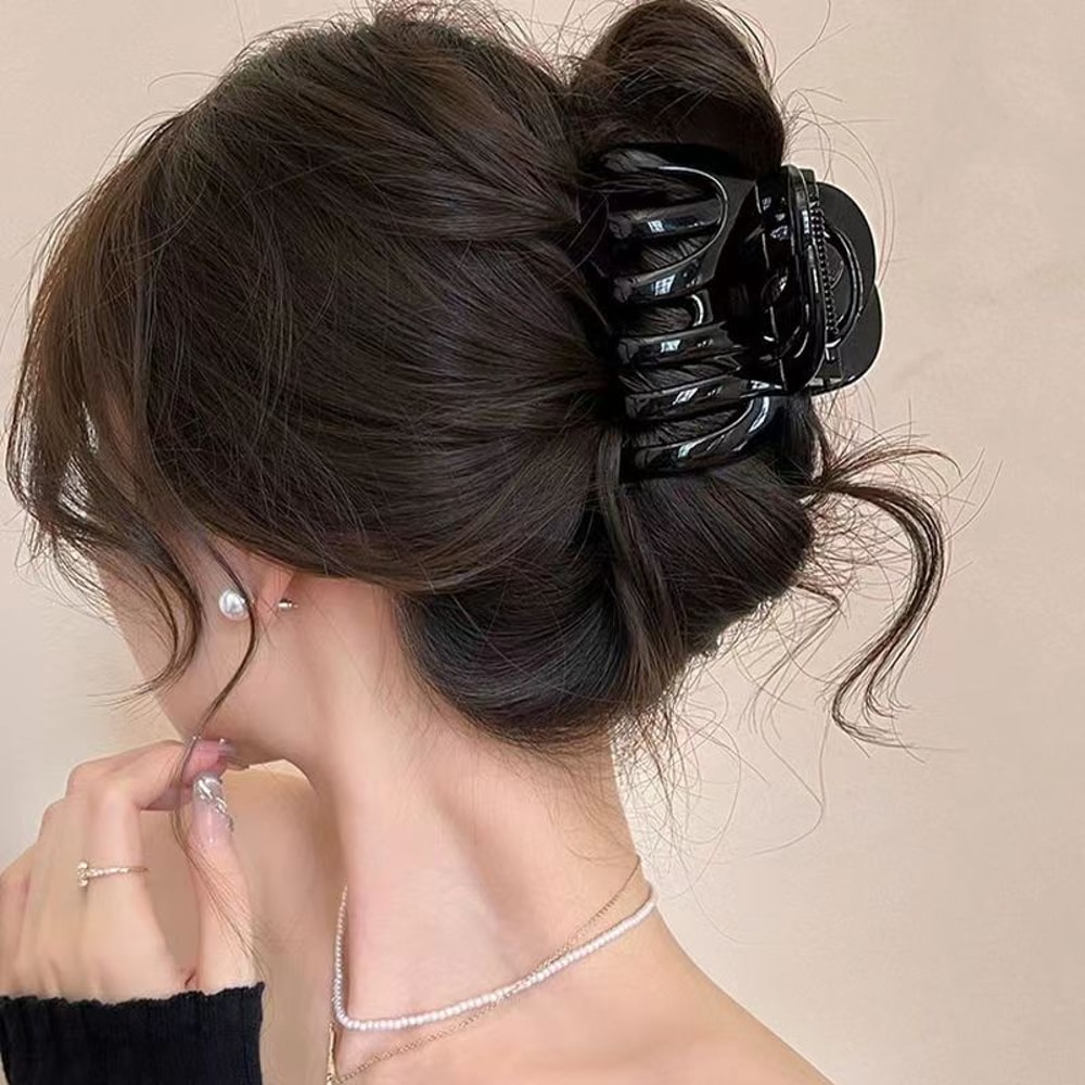 Large Hollow Hair Claw Clip for Women Strong Hold Ponytail Hair Clip