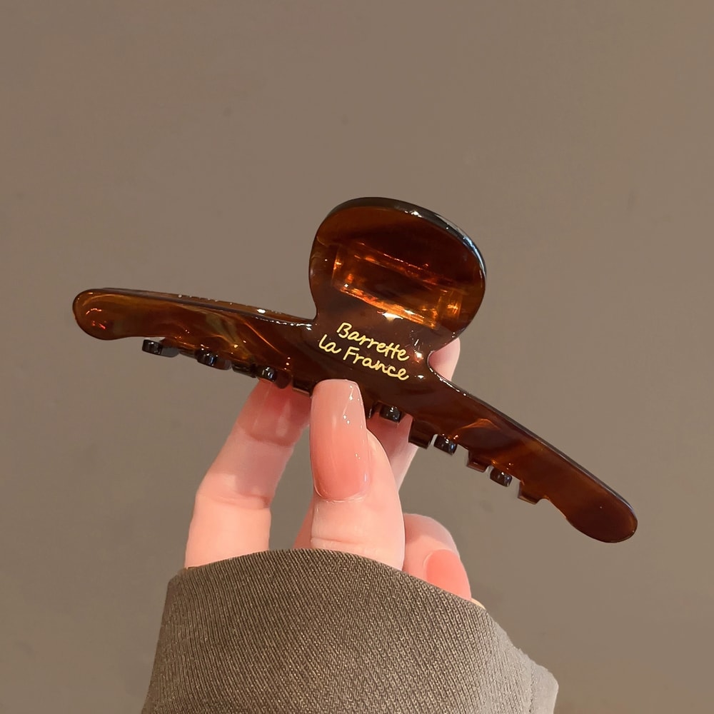 Leopard Acetate Hair Claw Clip Chic Strong Hold Hair Accessory for Women