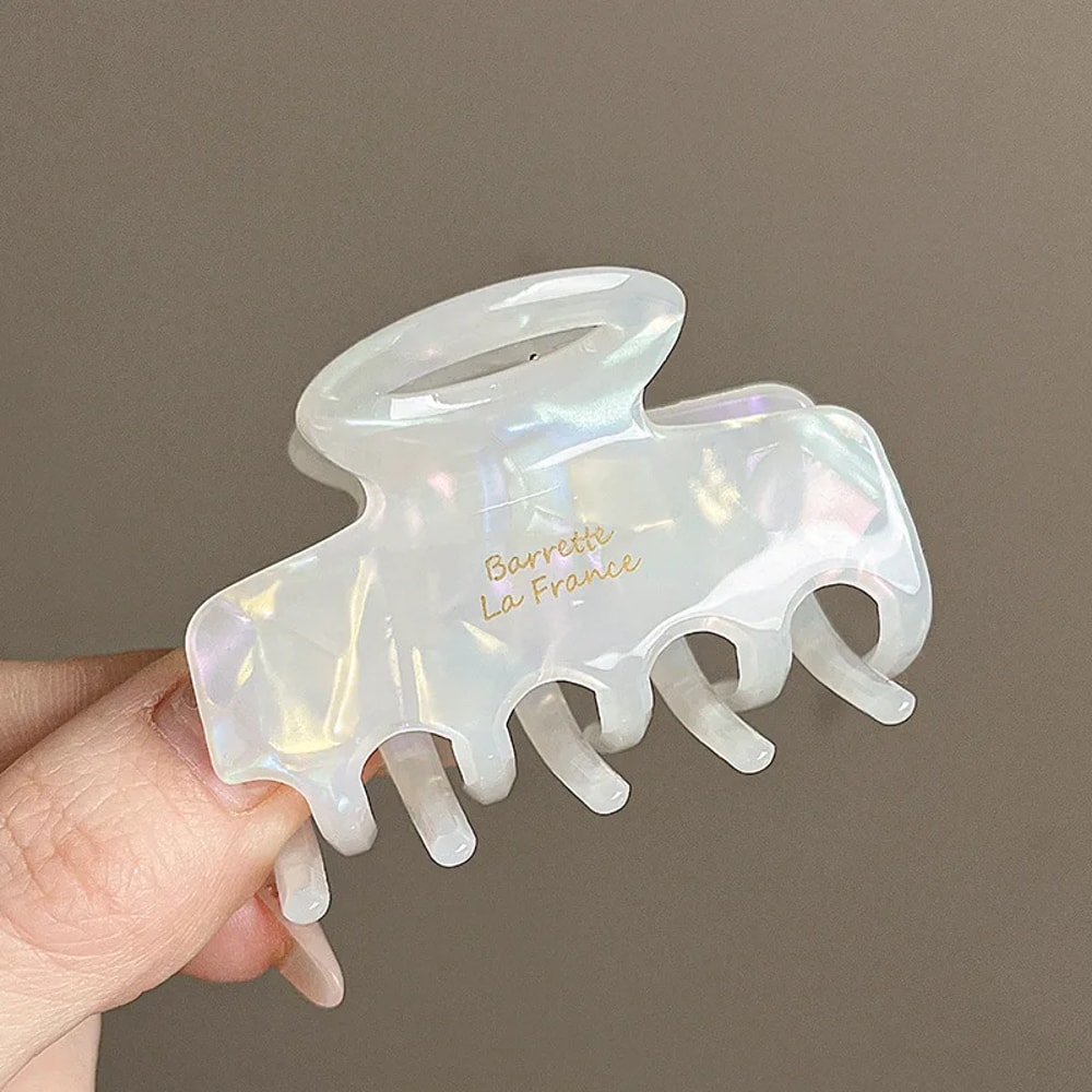 Elegant Acetate Hair Claw Clip For Women Stylish Shark Hair Clip Durable Non Slip Hair Accessory 6