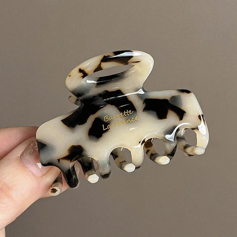 Elegant Acetate Hair Claw Clip For Women Stylish Shark Hair Clip Durable Non Slip Hair Accessory 9