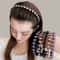 Elegant Rhinestone Headband Non Slip Hairband Sparkly Fashion Hair Hoop For Women 0
