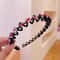 Elegant Rhinestone Headband Non Slip Hairband Sparkly Fashion Hair Hoop For Women 6