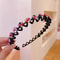 Elegant Rhinestone Headband Non Slip Hairband Sparkly Fashion Hair Hoop For Women 6