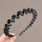 Elegant Rhinestone Headband Non Slip Hairband Sparkly Fashion Hair Hoop For Women 7