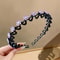 Elegant Rhinestone Headband Non Slip Hairband Sparkly Fashion Hair Hoop For Women 10