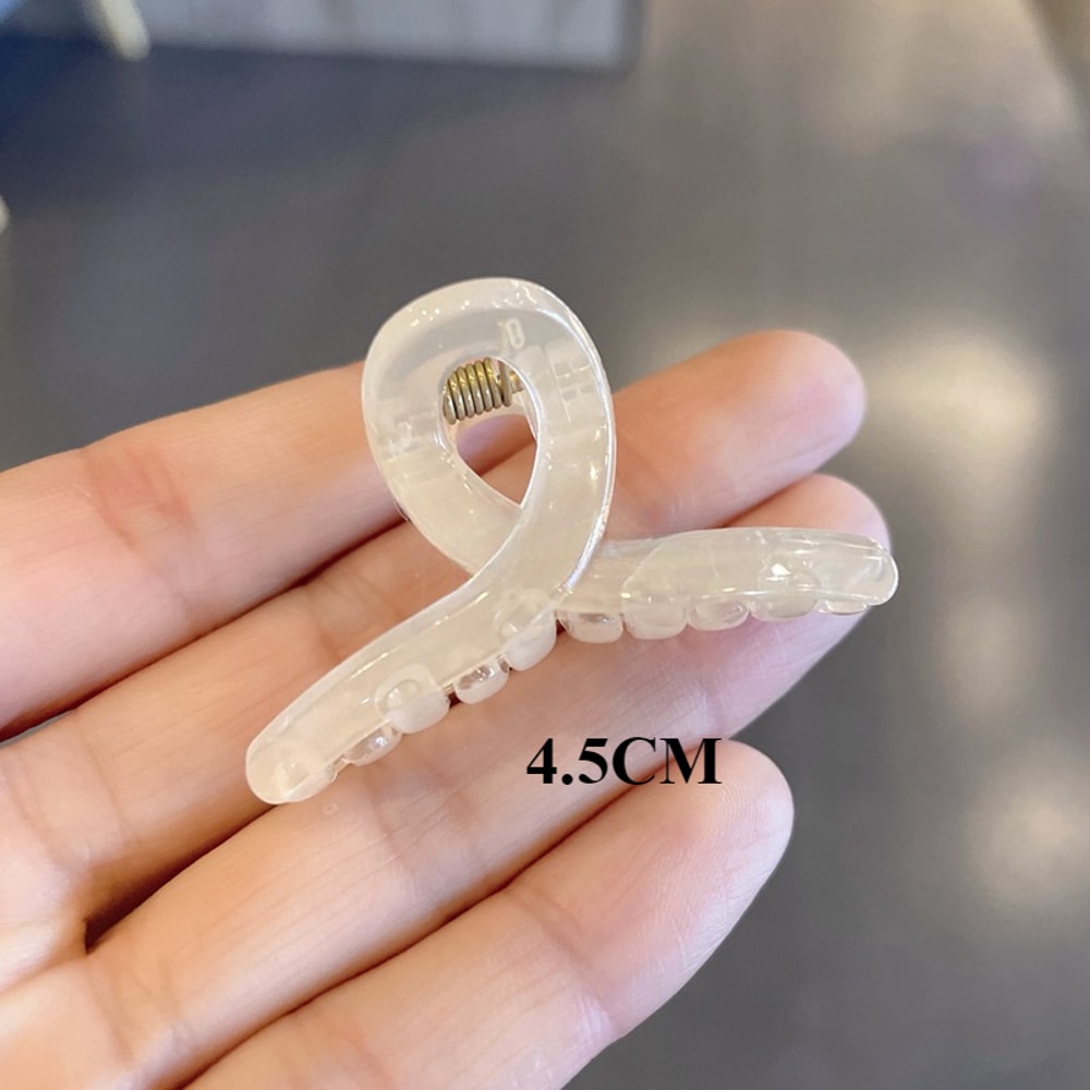 Retro S-Shape Twist Hair Clip Multi-Color Ponytail Claw Accessory