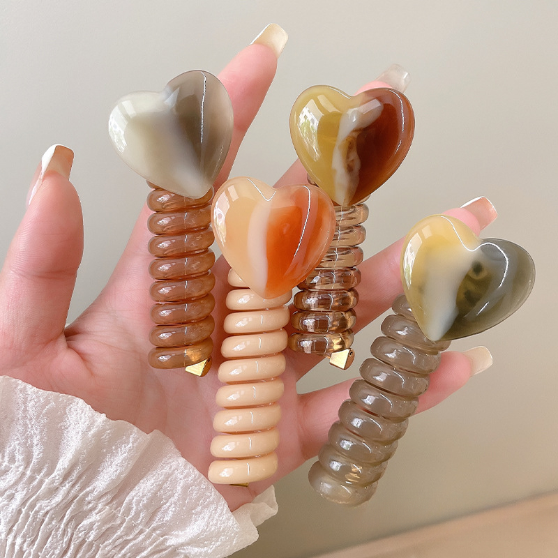 Minimalist Bubble Braid Headband Elastic Spiral Hair Tie For Effortless Ponytails 3