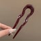 Elegant Tortoiseshell UShaped Hair Fork Acetate Hair Stick For Effortless Styling 5