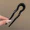 Elegant Tortoiseshell UShaped Hair Fork Acetate Hair Stick For Effortless Styling 10