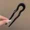 Elegant Tortoiseshell UShaped Hair Fork Acetate Hair Stick For Effortless Styling 10