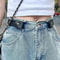 Adjustable Elastic Unisex Belt Invisible Seamless Jeans Belt